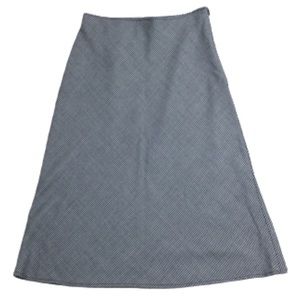 Star C.C.C. Houndstooth A-Line Midi Skirt Black White Juniors 7